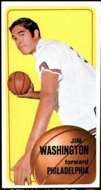 Jim Washington #14 Basketball Cards 1970 Topps