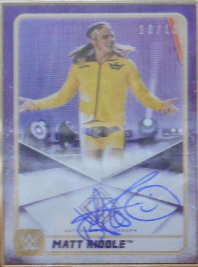 Matt Riddle #A-MR Wrestling Cards 2020 Topps WWE Transcendent Autographs