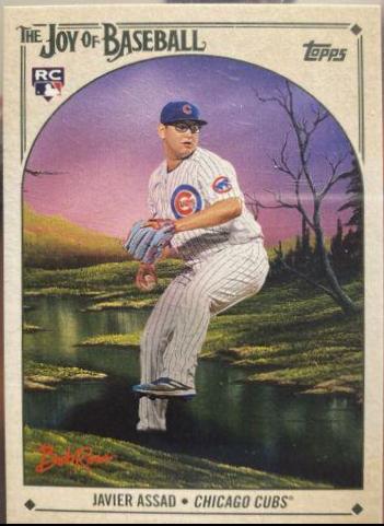 Javier Assad #16 Baseball Cards 2023 Topps X Bob Ross The Joy Of