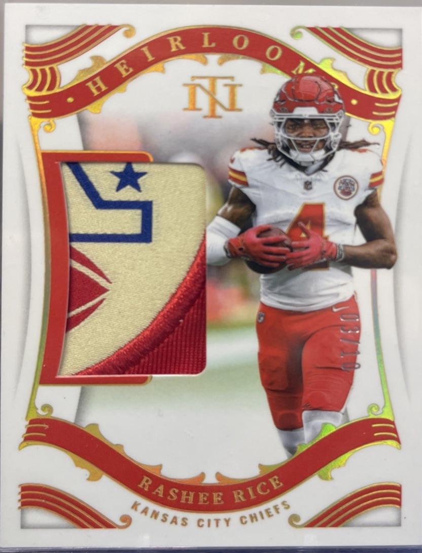 Rashee Rice #20 2025 Panini National Treasures Football Heirlooms
