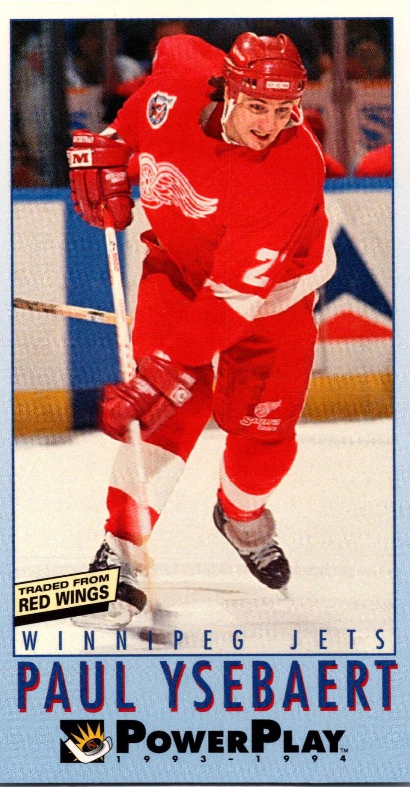 Paul Ysebaert #277 Hockey Cards 1993 Fleer Power Play