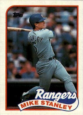 Mike Stanley #587 Baseball Cards 1989 Topps