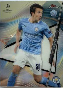 Eric Garcia #4 Soccer Cards 2020 Topps Finest UEFA Champions League