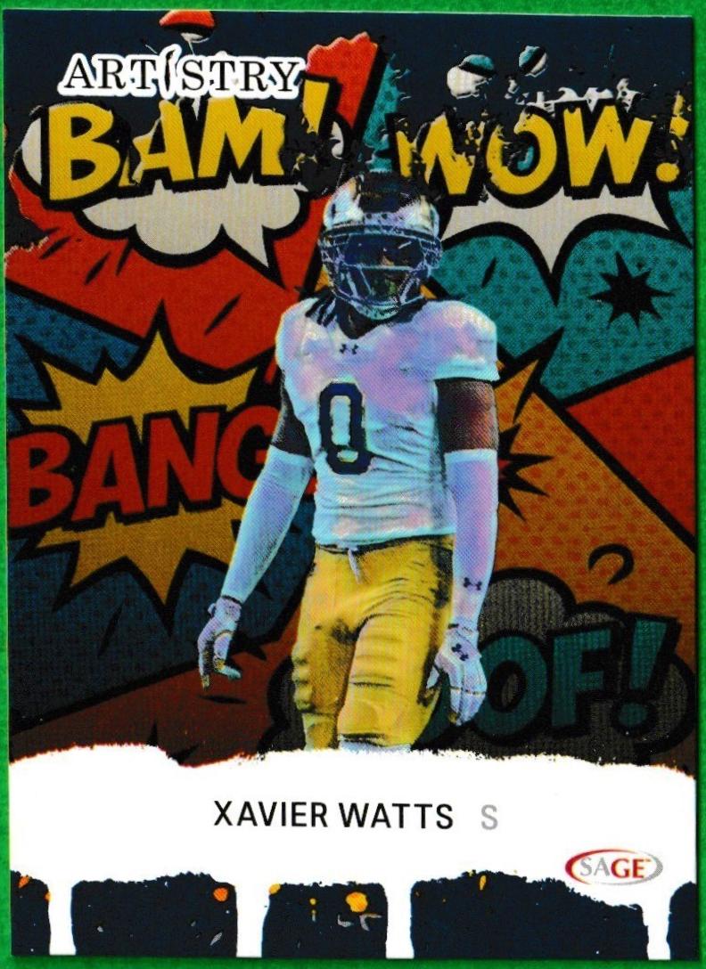 Xavier Watts #68 2025 Sage Artistry Football