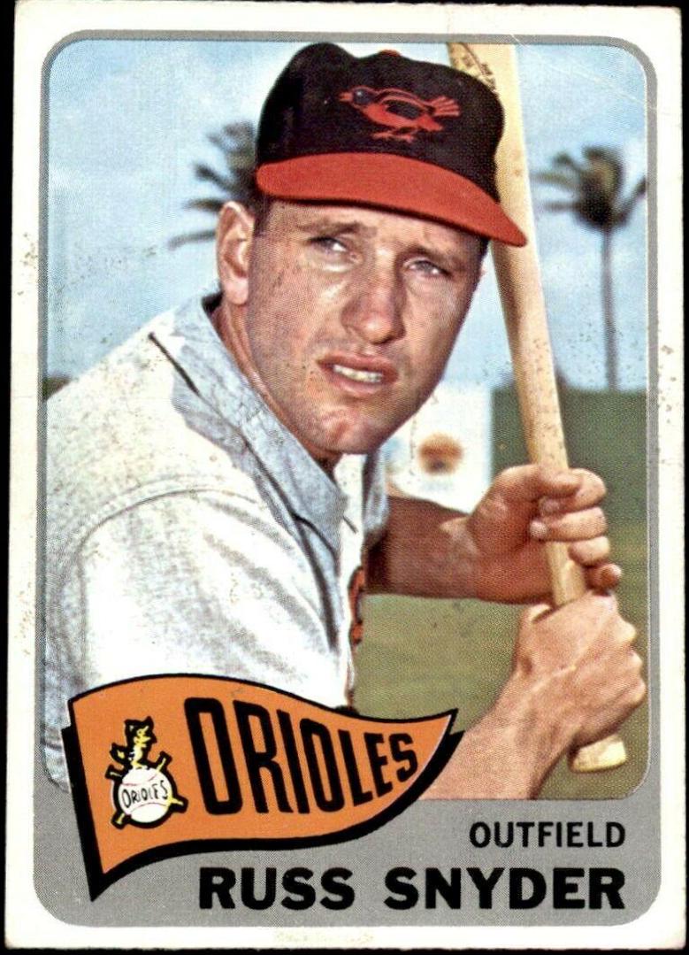 Russ Snyder #204 1965 O-Pee-Chee Baseball