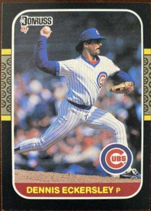 Dennis Eckersley #365 Baseball Cards 1987 Donruss