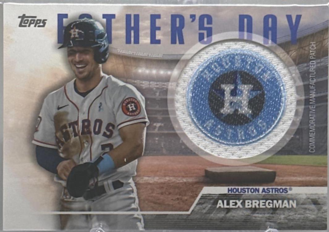 Alex Bregman #FD-AB Baseball Cards 2023 Topps Father's Day Team Patch