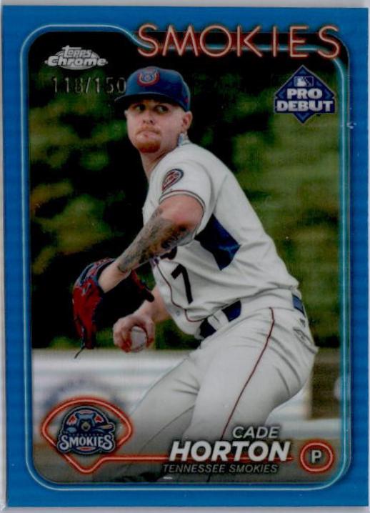 Cade Horton [Blue Refractor] #PDC-74 Prices | 2024 Topps Pro Debut ...