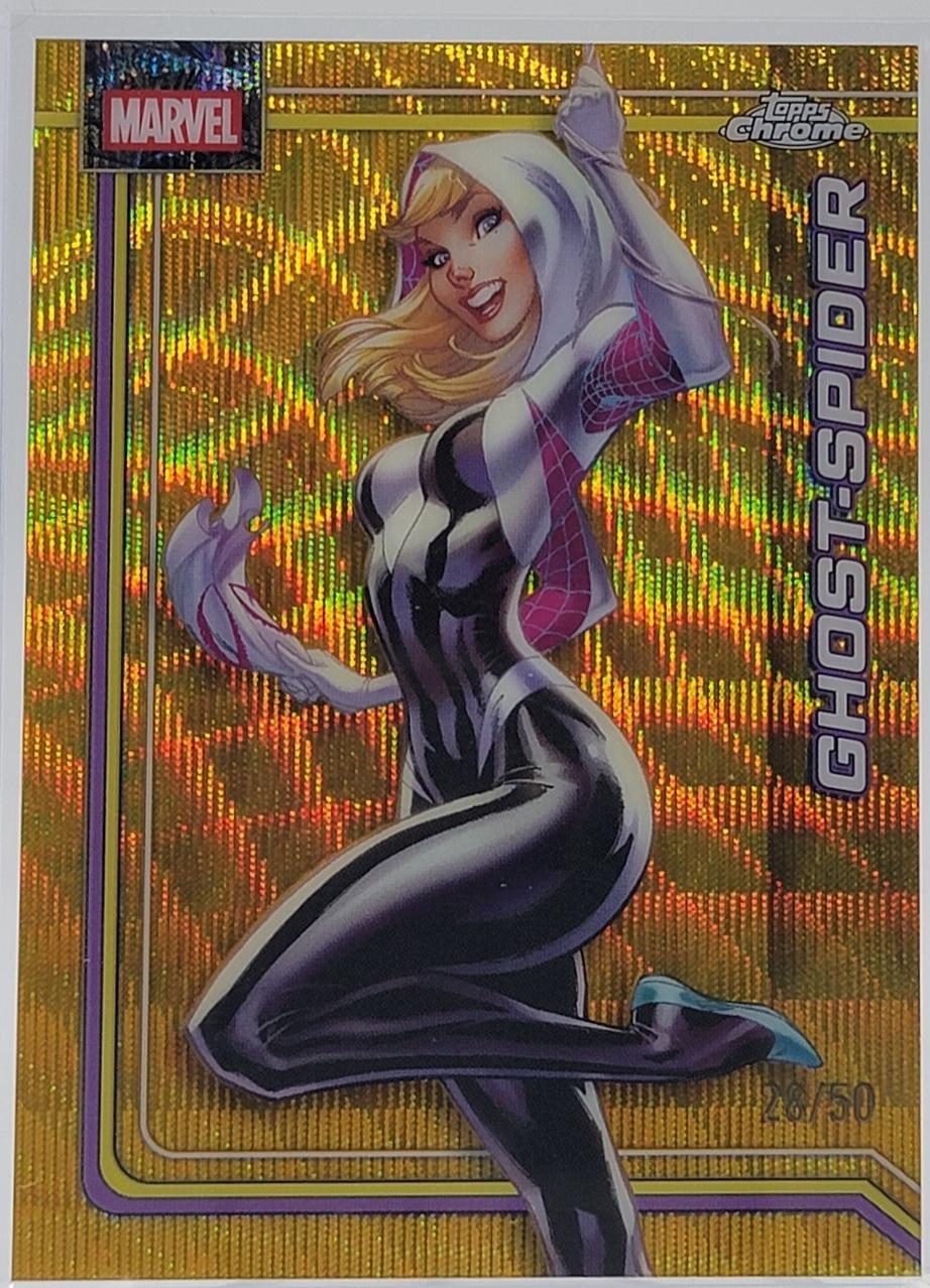 Ghost-Spider Gold Wave Refractor