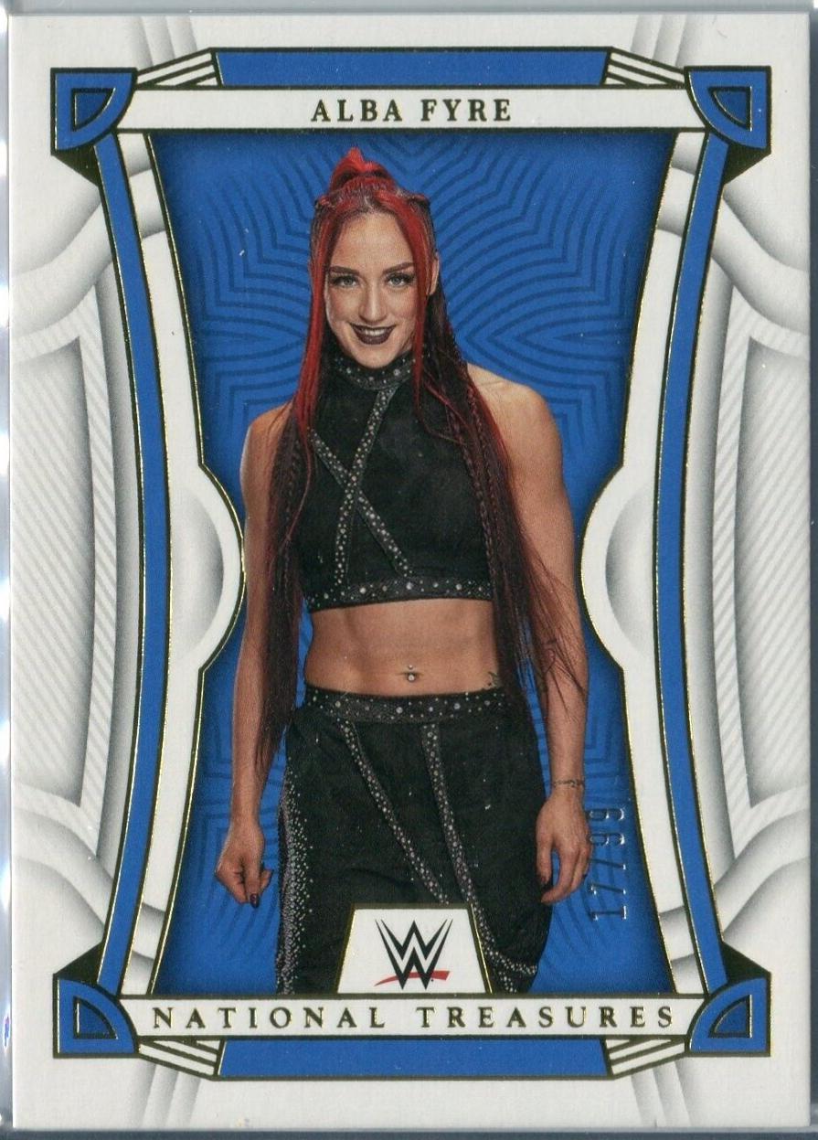Alba Fyre #12 Wrestling Cards 2023 Panini Chronicles WWE National Treasures
