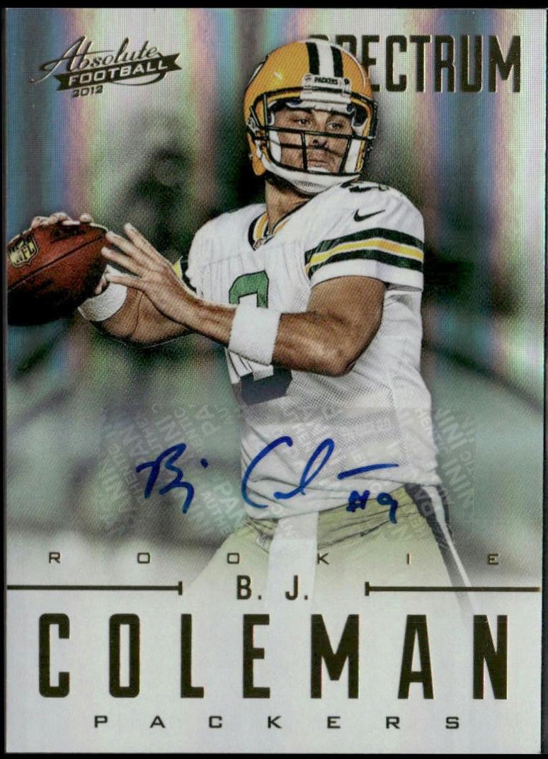 B.J. Coleman [Spectrum Gold Autograph] #104