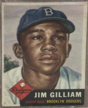 Jim Gilliam #258 Baseball Cards 1953 Topps