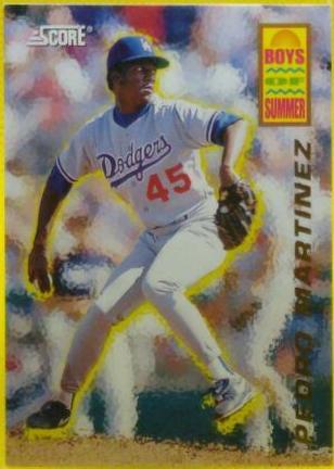Pedro Martinez #49 Baseball Cards 1994 Score Boys of Summer