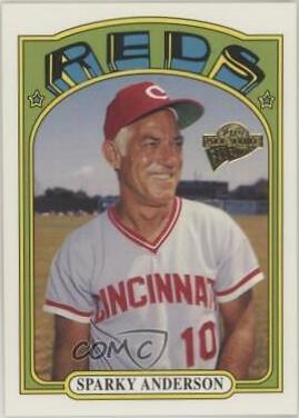 Sparky Anderson #43 Baseball Cards 2003 Topps All Time Fan Favorites