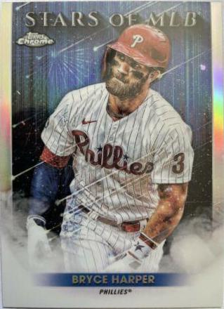 Bryce Harper #SMLBC-15 Baseball Cards 2022 Topps Stars of MLB Chrome