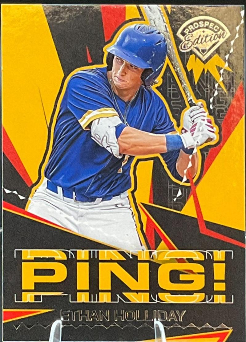 Ethan Holliday #9 2025 Panini Prospect Edition Baseball Ping!