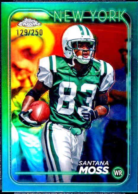 Santana Moss [Teal Refractor] #148