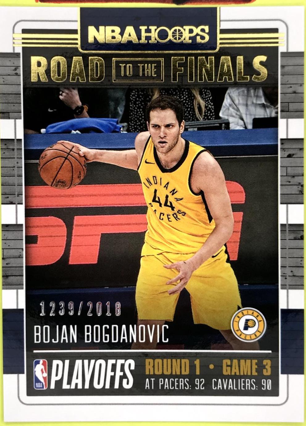 Bojan Bogdanovic #20 Basketball Cards 2018 Panini Hoops Road to the Finals