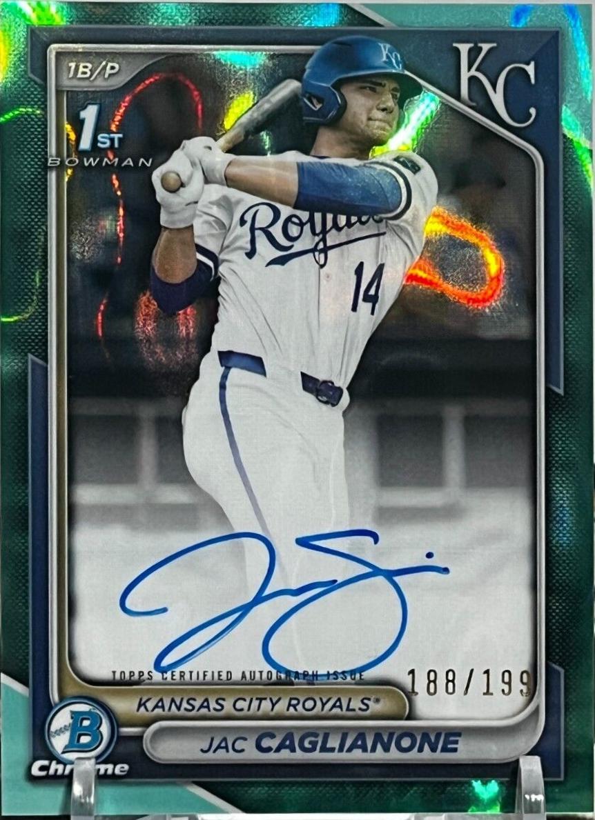 Jac Caglianone bowman 1st PSA 10 2024 Bowman 1st RC Jac Caglianone