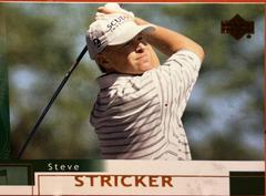 Steve Stricker #21 Golf Cards 2002 Upper Deck Prices
