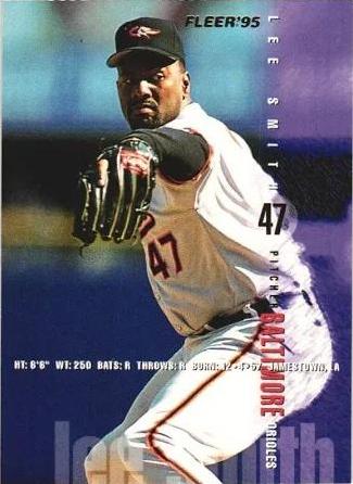 Lee Smith #21 Baseball Cards 1995 Fleer