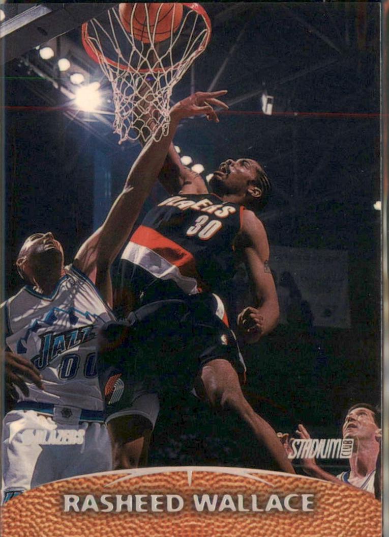 Rasheed Wallace #78 1999-00 Stadium Club Basketball