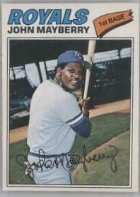 John Mayberry #16 Baseball Cards 1977 O Pee Chee