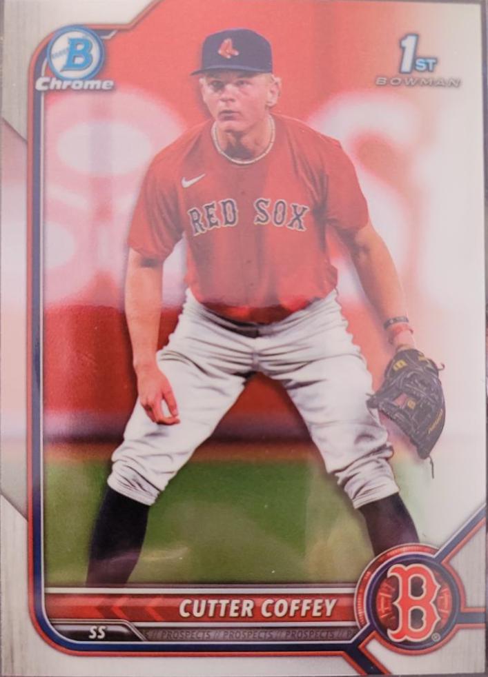 Cutter Coffey #BDC-200 Baseball Cards 2022 Bowman Draft Chrome