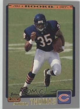 Anthony Thomas #358 Football Cards 2001 Topps