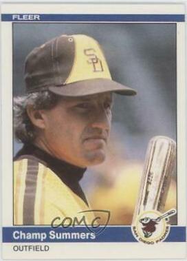 Champ Summers #U-112 Baseball Cards 1984 Fleer Update