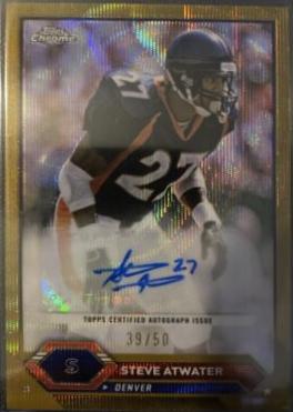 Steve Atwater [Gold Refractor] #TCA-SAT