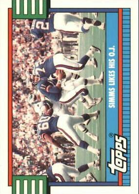Giants Team #516 1990 Topps Tiffany Football