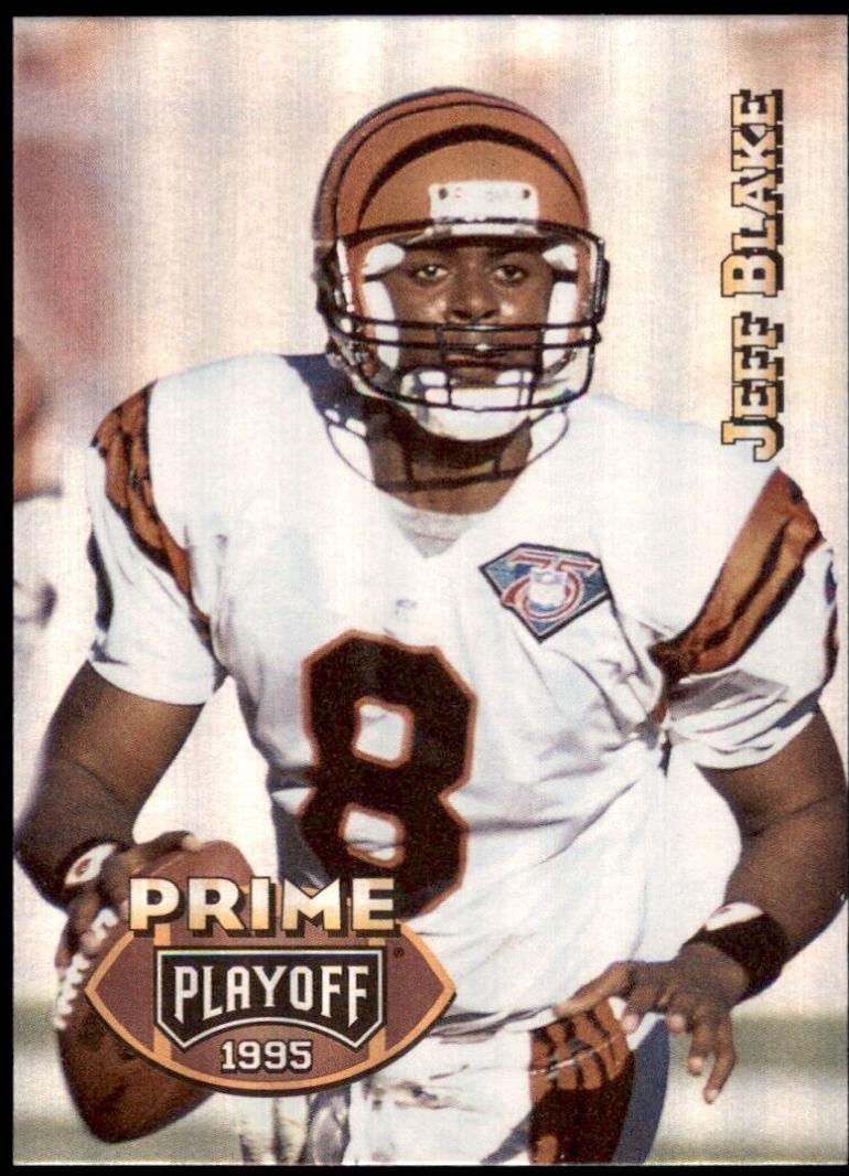 Jeff Blake #18 Football Cards 1995 Playoff Prime