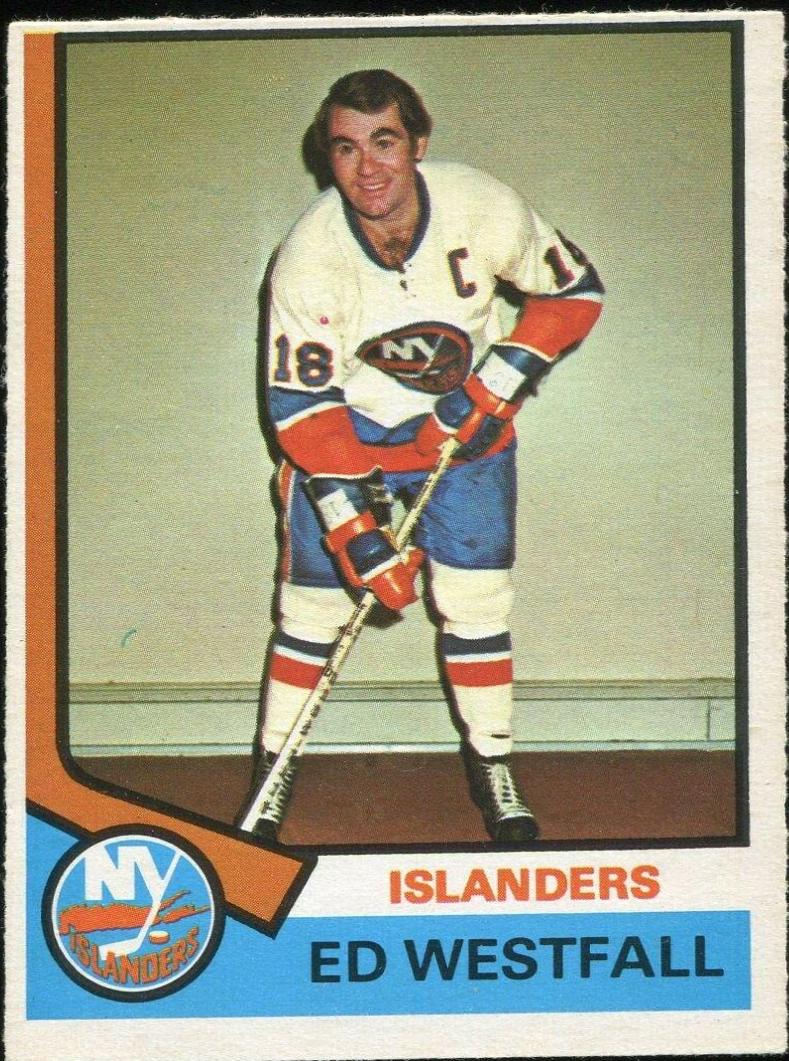 Ed Westfall #32 Hockey Cards 1974 O-Pee-Chee