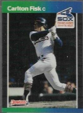 Carlton Fisk #101 Baseball Cards 1989 Donruss