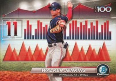 Walker Jenkins #BTP-11 Baseball Cards 2024 Bowman Scouts Top 100