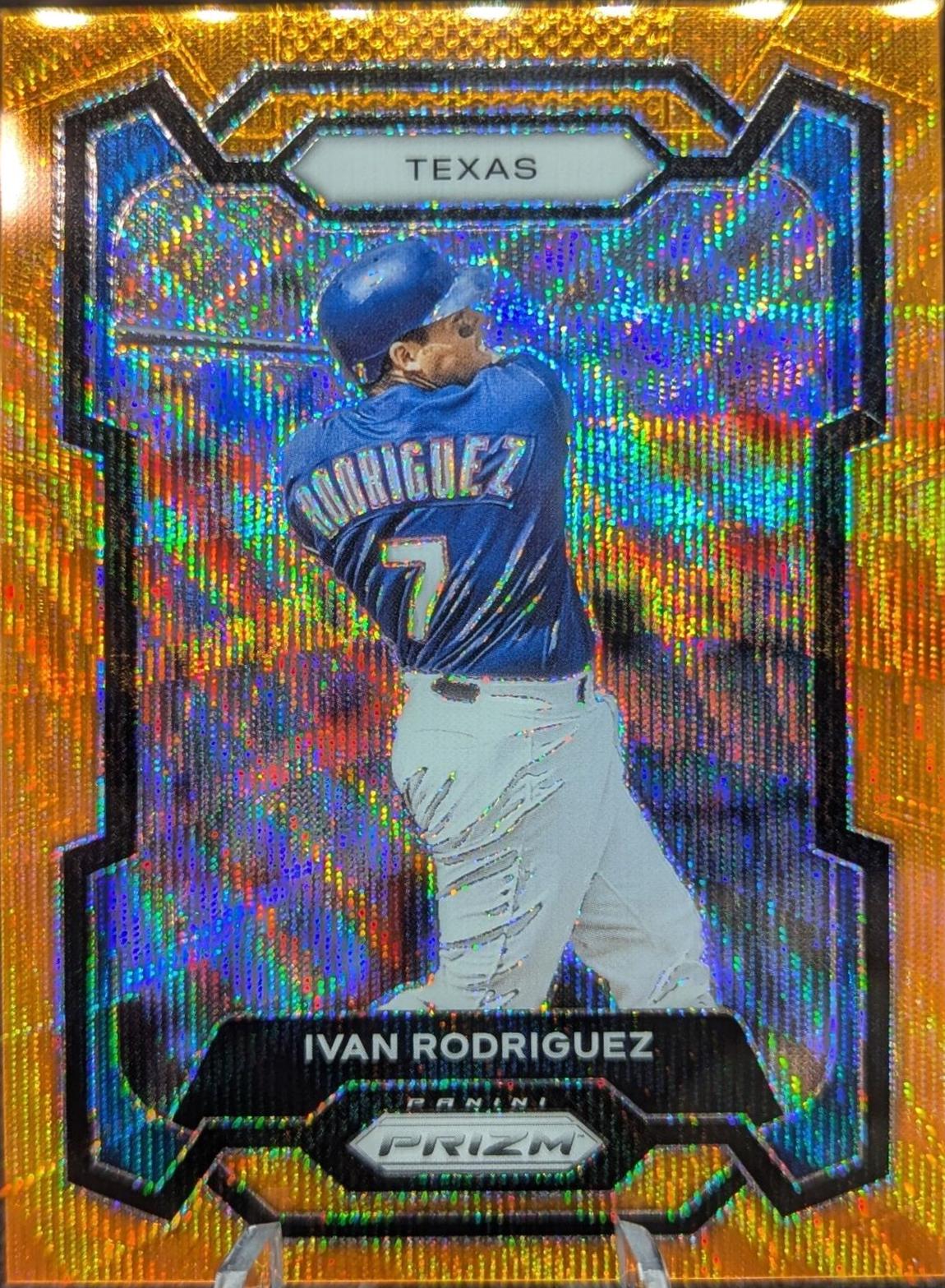 Ivan Rodriguez [Orange Wave] #244