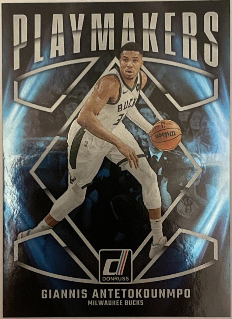 Giannis Antetokounmpo #16 Basketball Cards 2024 Panini Donruss PlayMakers