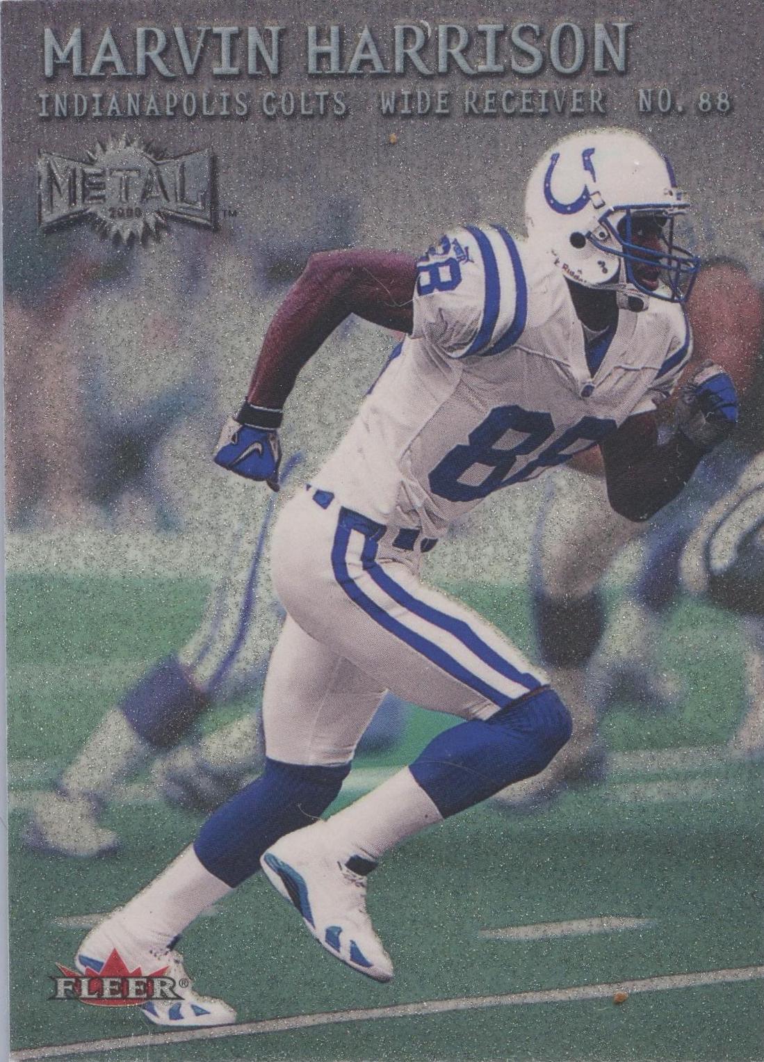 Marvin Harrison #13 Football Cards 2000 Metal