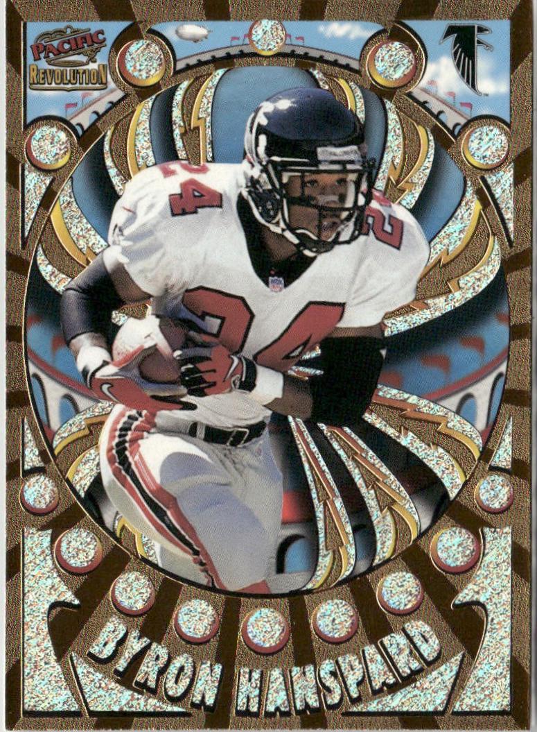 Byron Hanspard #8 Football Cards 1997 Pacific Revolution