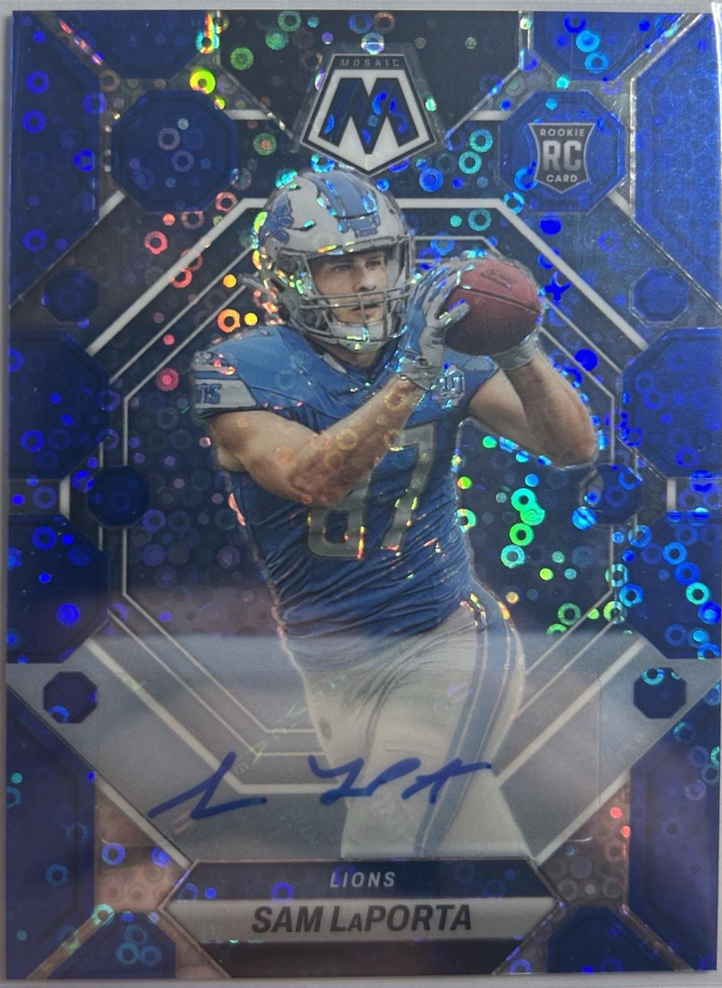 Sam LaPorta [Autograph No Huddle Blue] #360