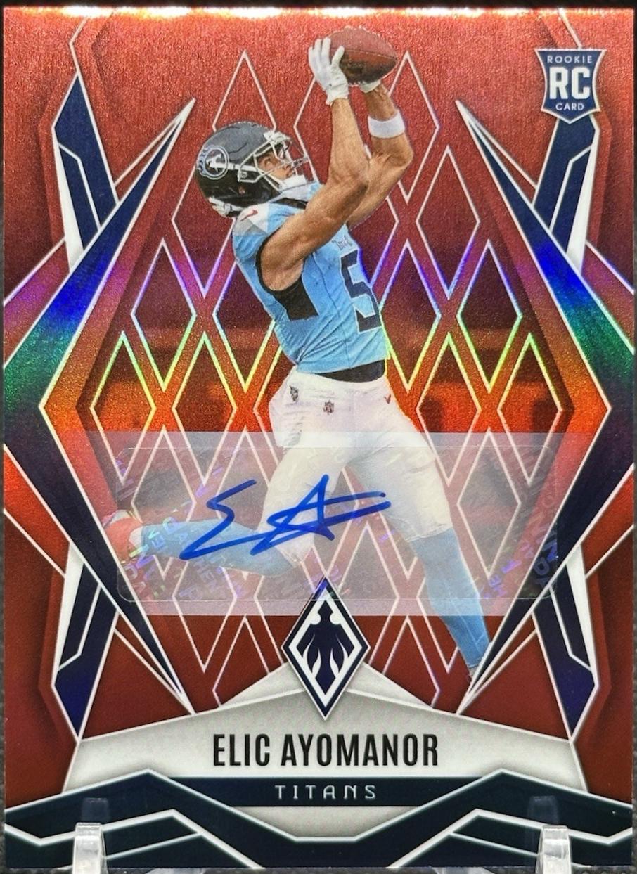 Elic Ayomanor [Red Autograph] #167 Prices | 2025 Panini Phoenix