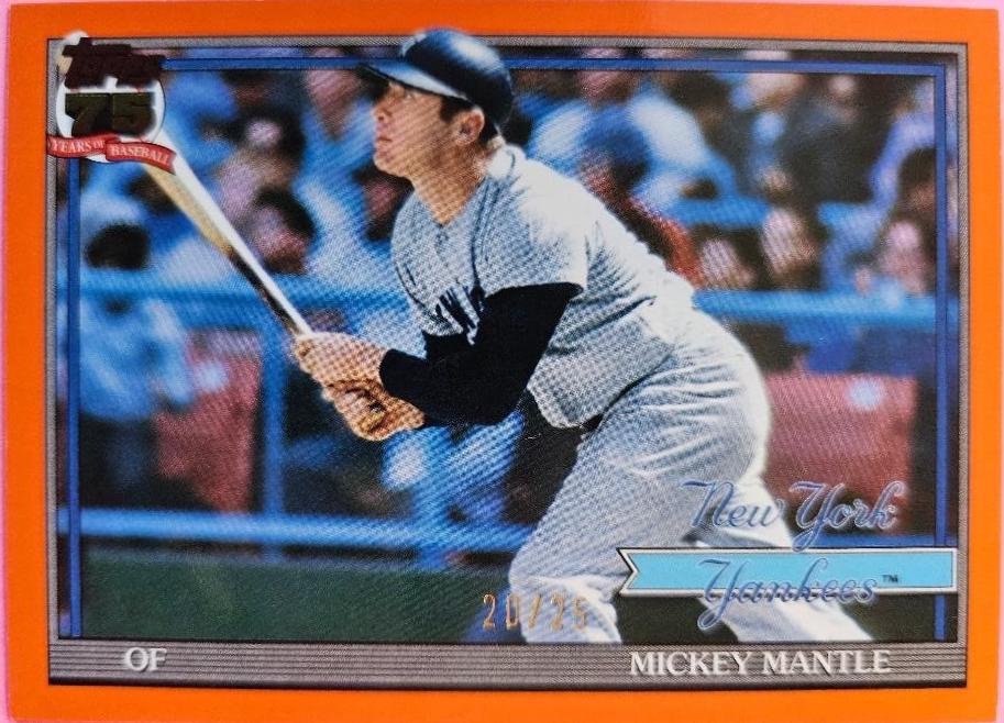 Mickey Mantle [Orange] #T91-48 Prices | 2026 Topps 1991 | Baseball