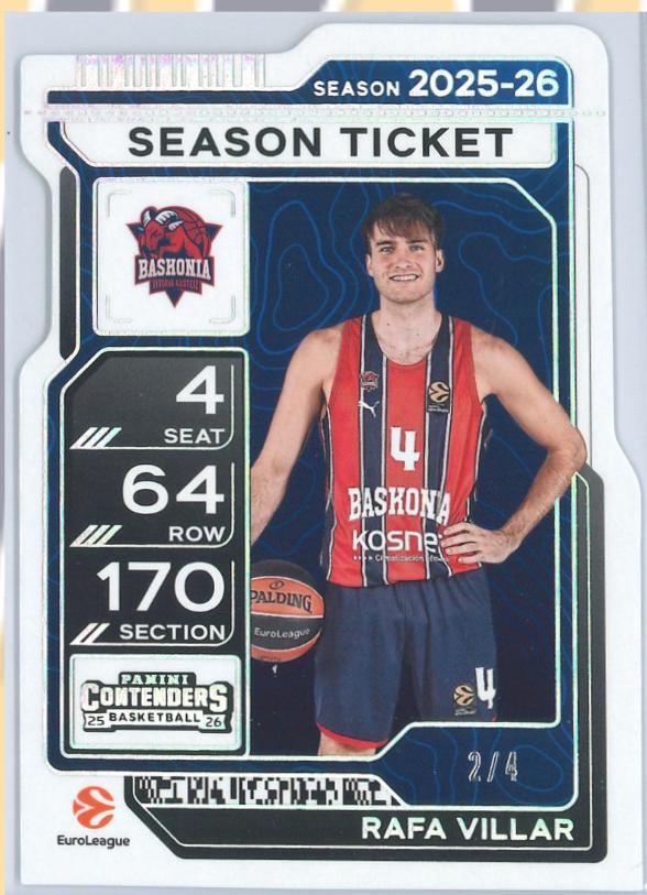 Rafa Villar [Season Ticket Stub] #96