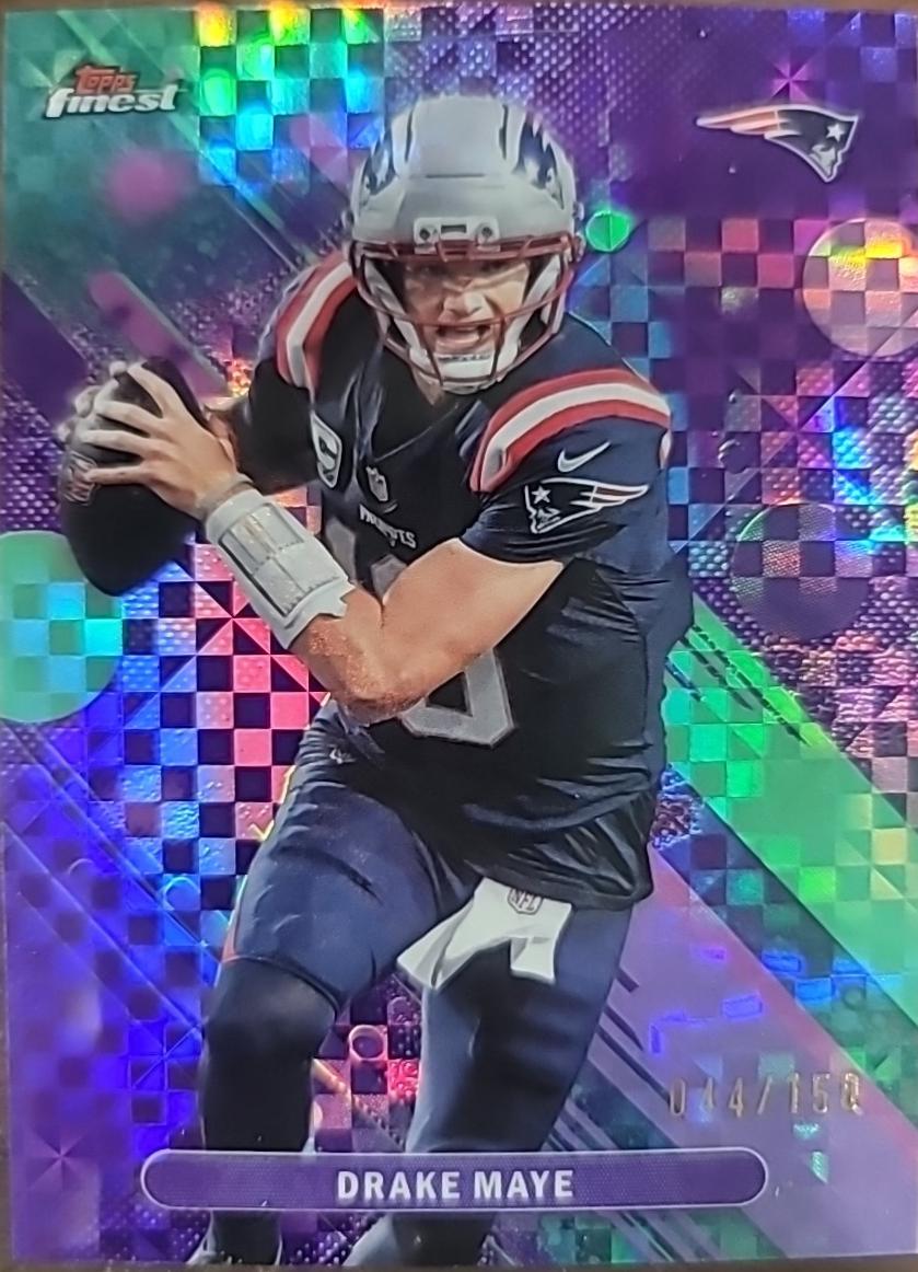 Drake Maye [Purple X-Fractor] #62