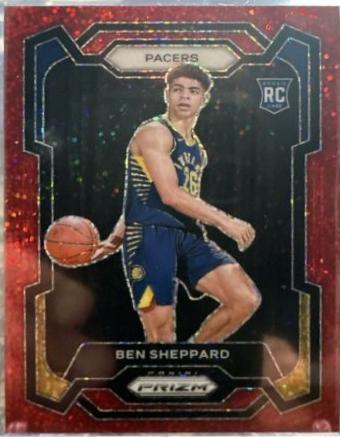 Ben Sheppard [Red Sparkle] #172 Prices | 2023 Panini Prizm | Basketball ...
