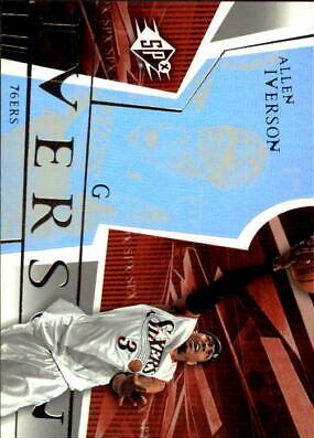 Allen Iverson #63 Basketball Cards 2003 Spx