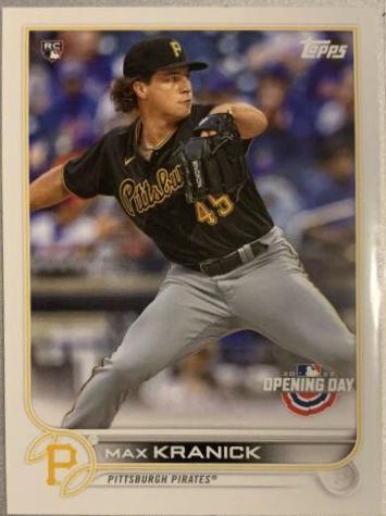 Max Kranick #153 Baseball Cards 2022 Topps Opening Day