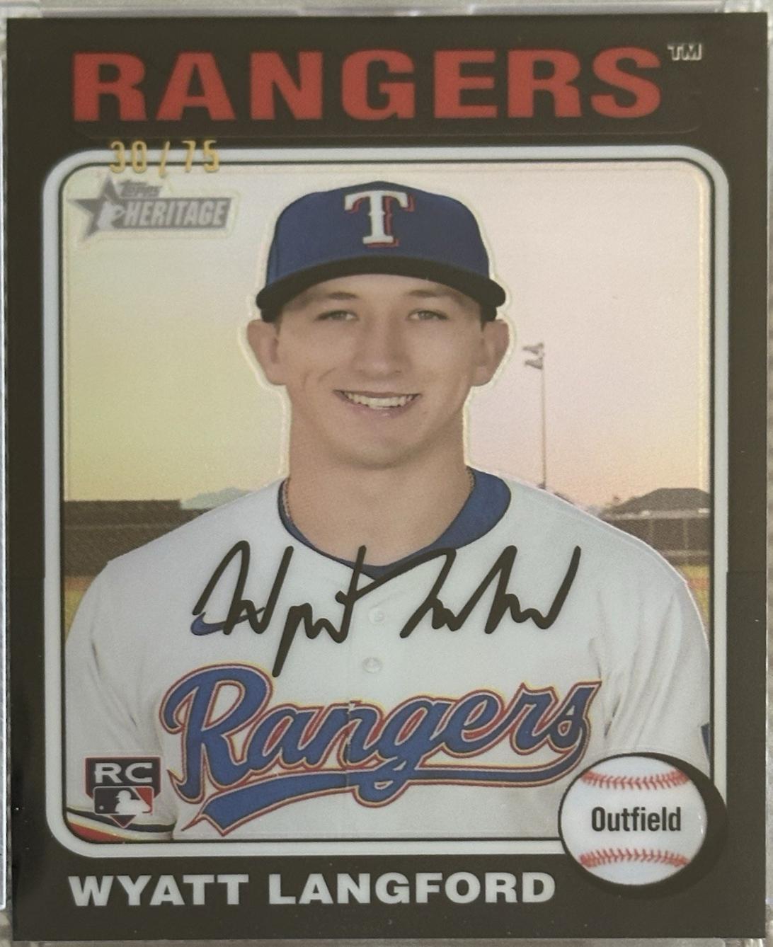 Wyatt Langford [Black Chrome] #581