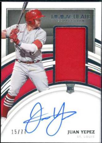 Juan Yepez [Patch Autograph Jersey Number] #161